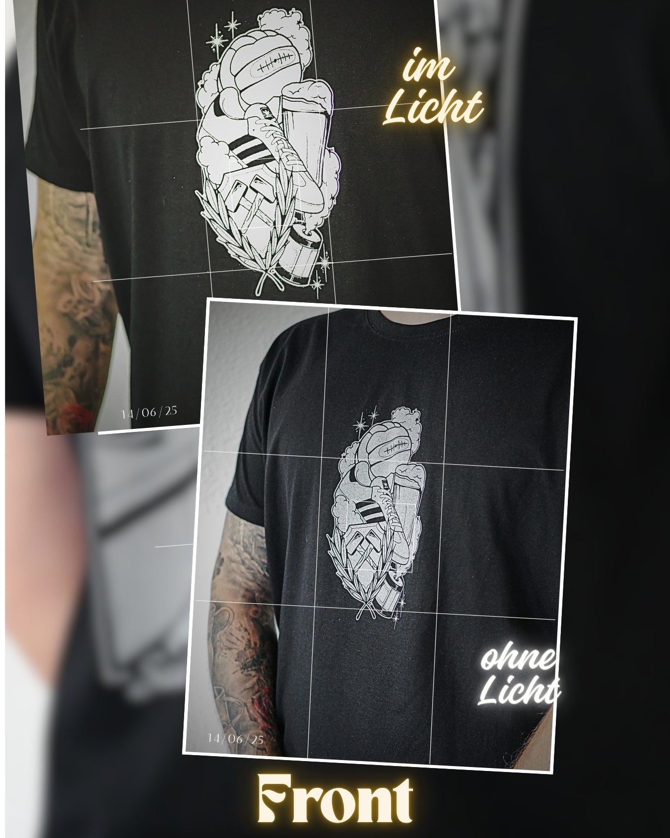 T-Shirt "Saints among Sinners" - Reflective Print