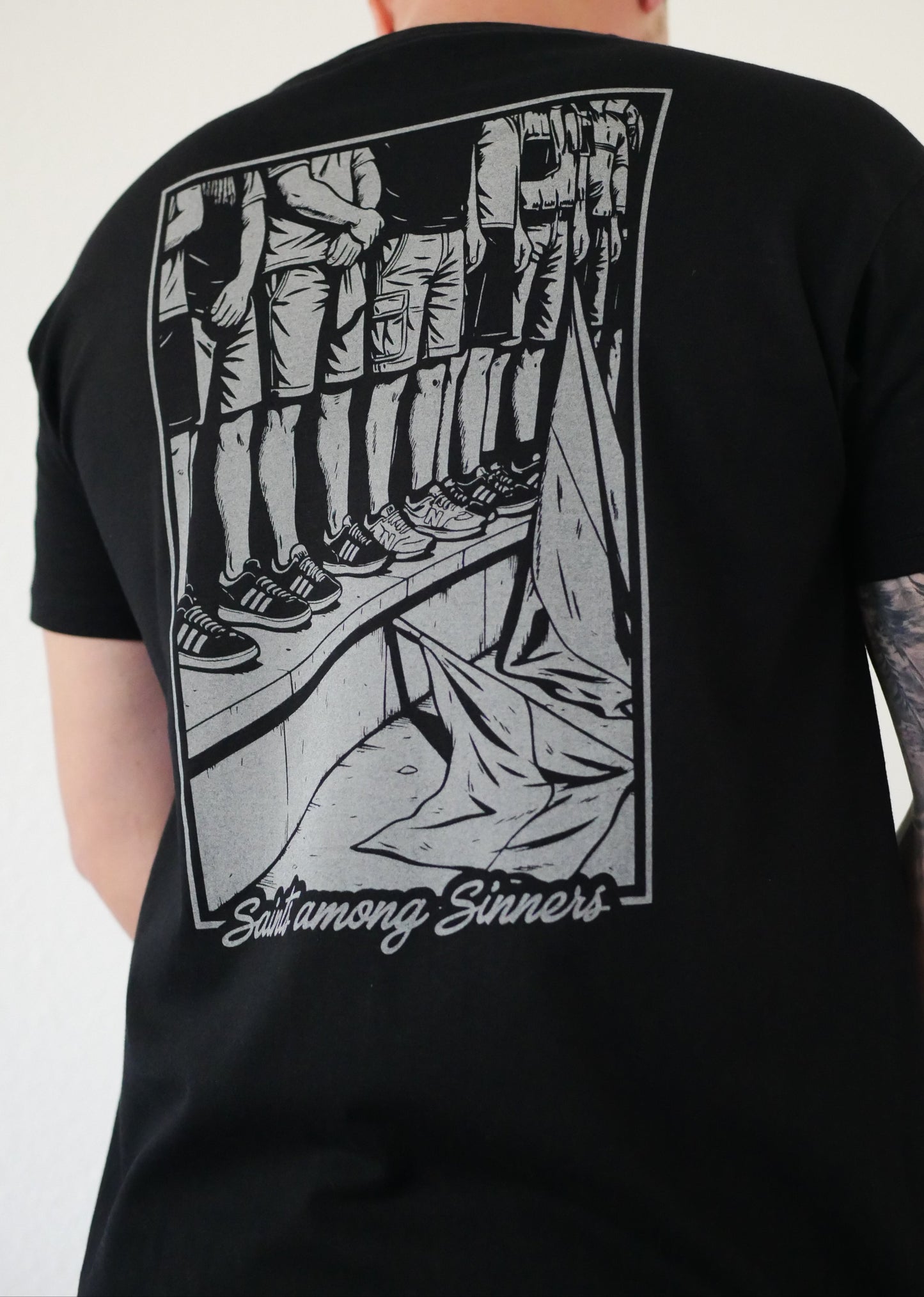 T-Shirt "Saints among Sinners" - Reflective Print