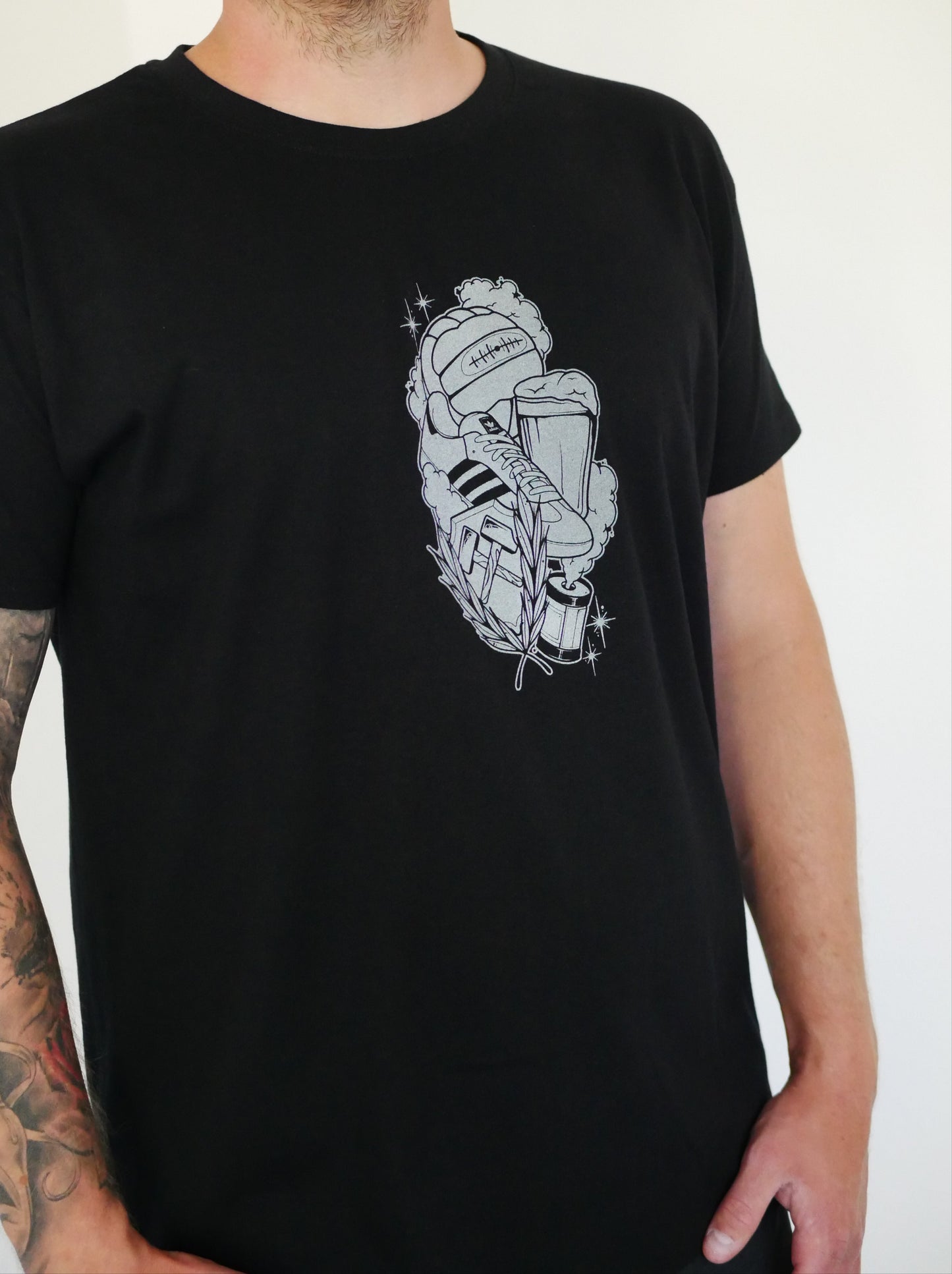 T-Shirt "Saints among Sinners" - Reflective Print