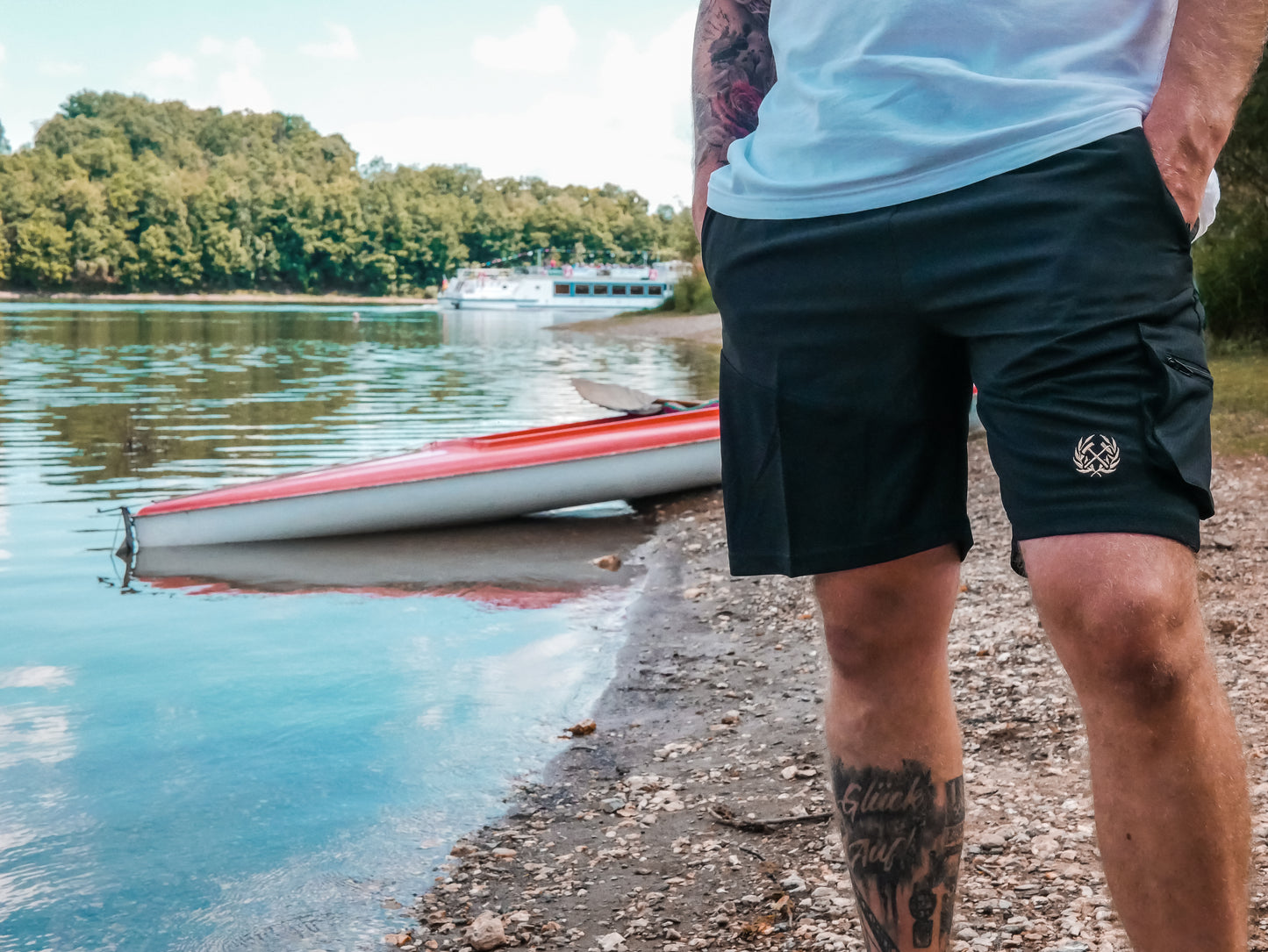 2in1 Shorts – Bade- & Sporthose in zwei Farben