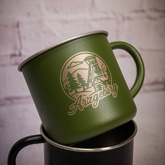 Edelstahltasse - "Arzgebirg"