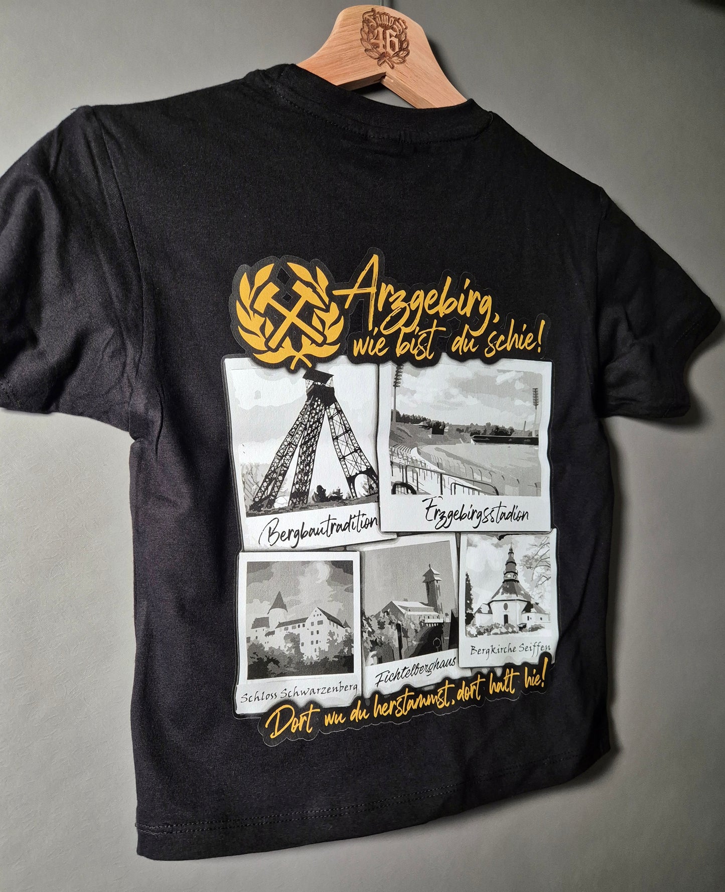 KIDS - T-Shirt "Arzgebirg wie bist du schie!"