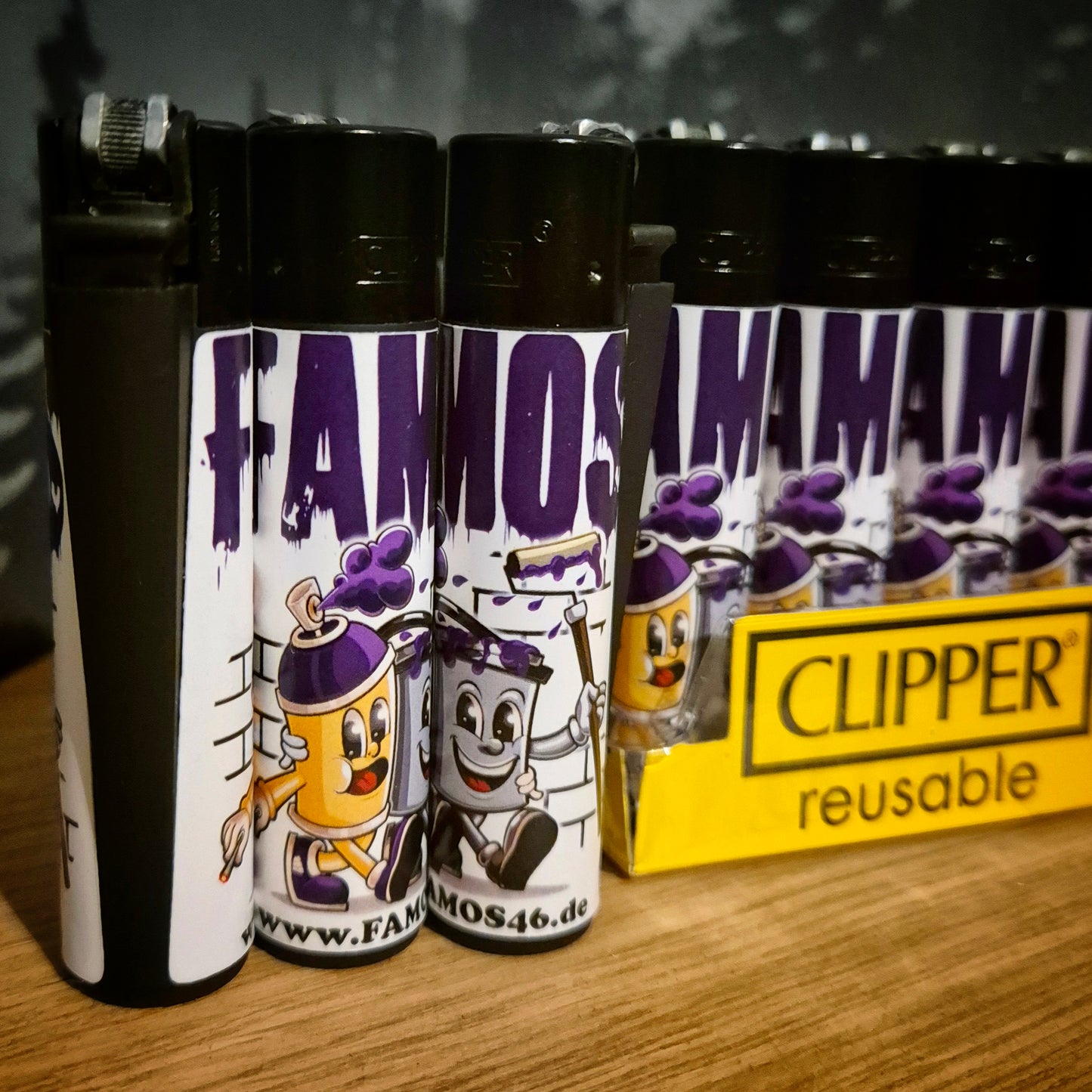 FAMOS Clipper Feuerzeug - Version 2