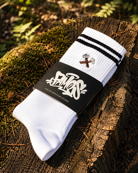 Tennissocken - Hämmer (gestickt)