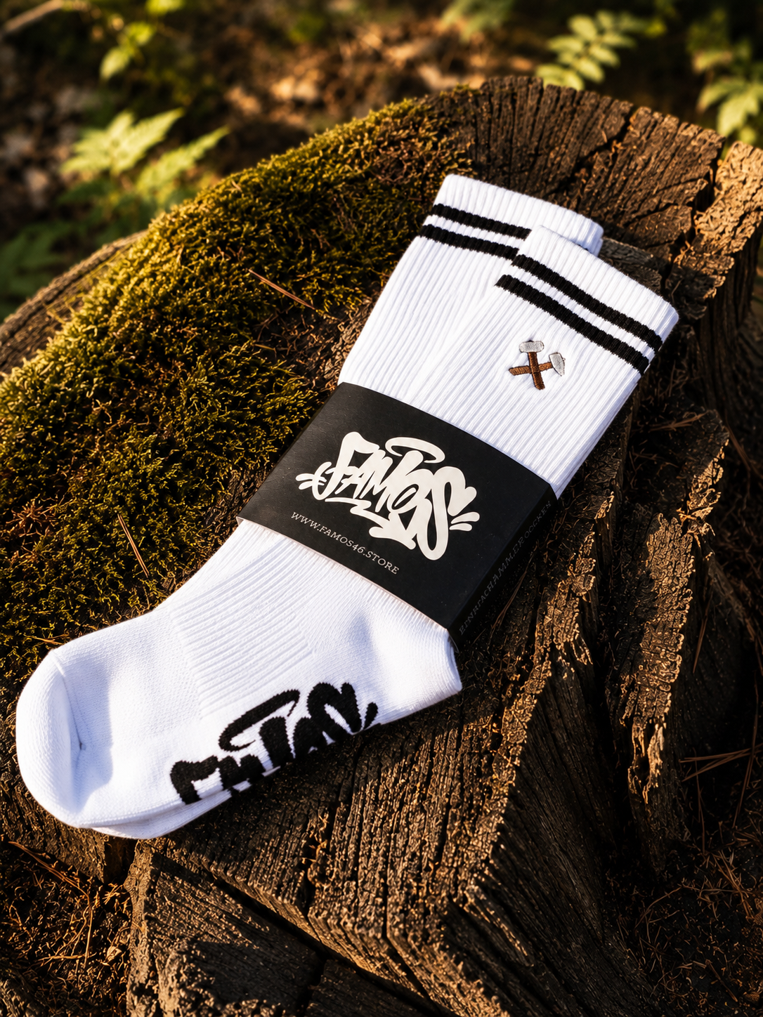 Tennissocken - Hämmer (gestickt)
