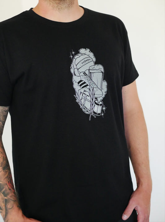 T-Shirt "Saints among Sinners" - Reflective Print