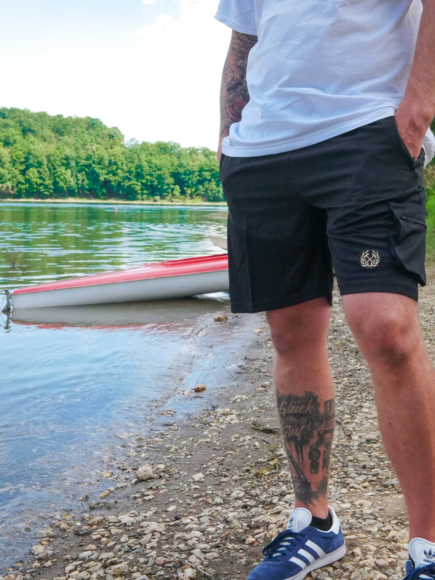 2in1 Shorts – Bade- & Sporthose in zwei Farben