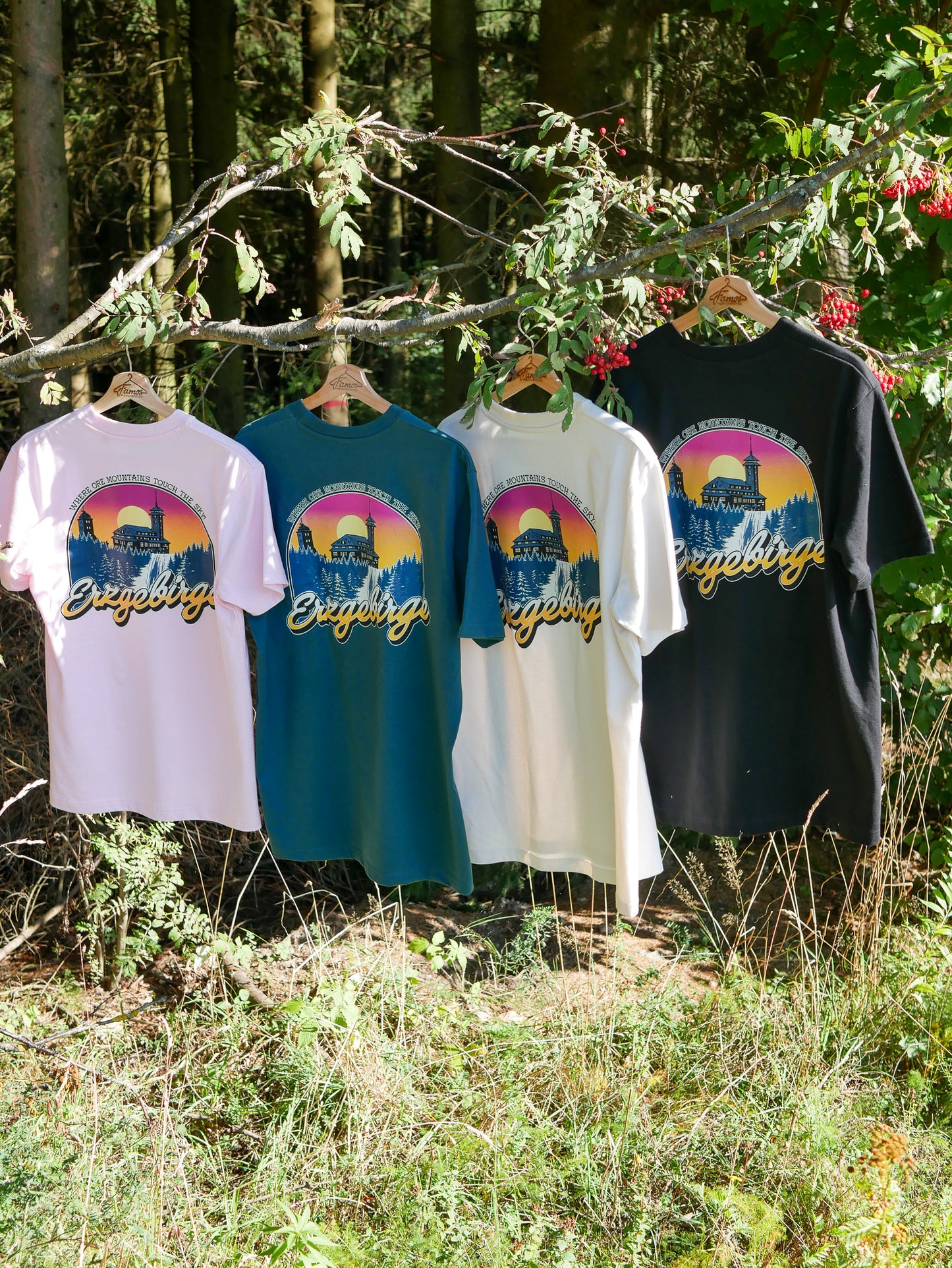 T-Shirt - Fichtelberg in 4 Farben