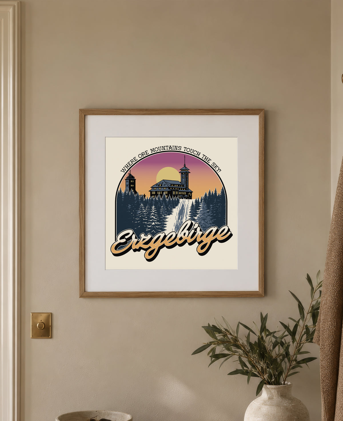 Fichtelberg - Print 30x30cm