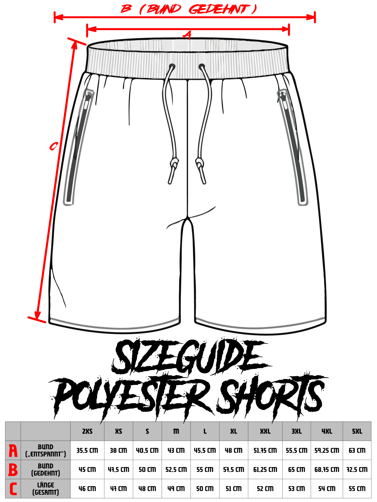 Kurze Hose / Polyester Shorts